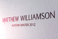 Matthew Williamson Linesheets